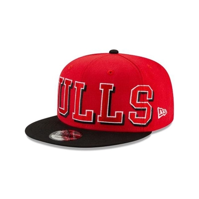 Chicago Bulls Gorra | New Era NBA Block Font 9fifty Snapback Cap Mexico - Negros